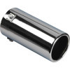 Enjoliveur déchappement AcierChrome  rond 80mm  longueur 170mm  raccord 4077mm