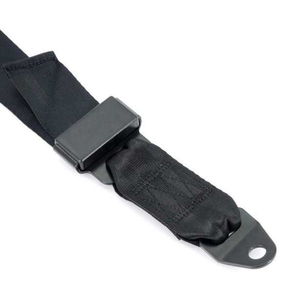 Ceinture de sport de course 3 points noire marque E 2 pouces | Auto...