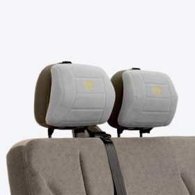 Defa Coussin appuitête noir | AutoStyle | Coussin Auto