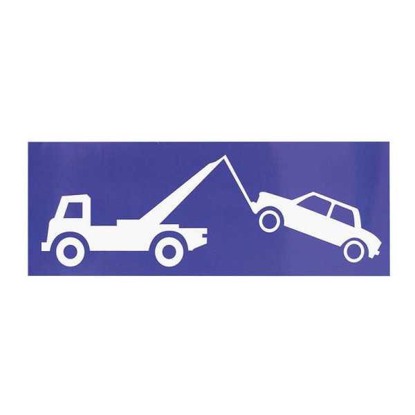 Autocollant Règlement de remorquage