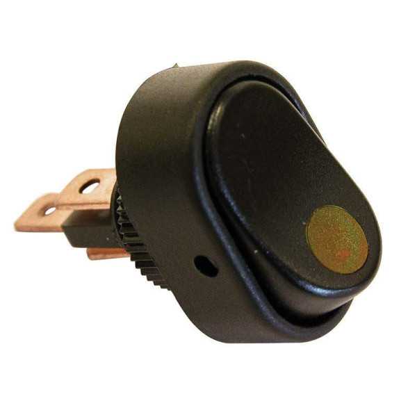 Interrupteur avec LED jaune