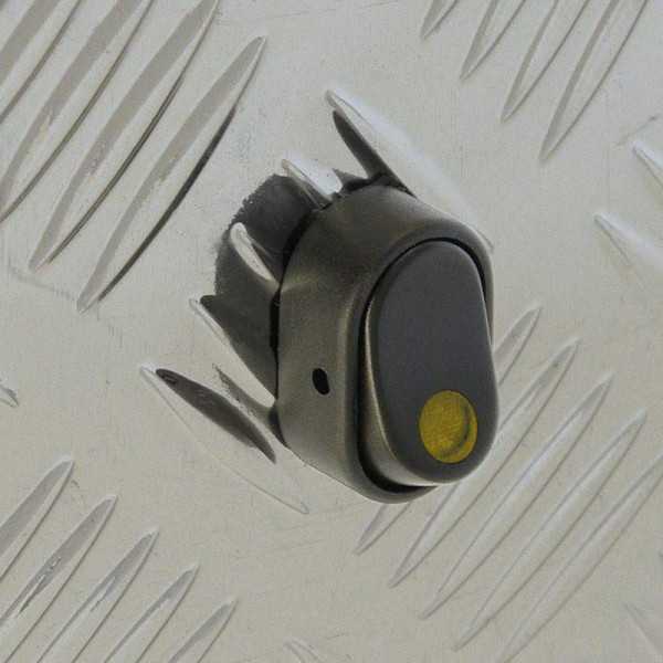Interrupteur avec LED jaune | AutoStyle | Interrupteur
