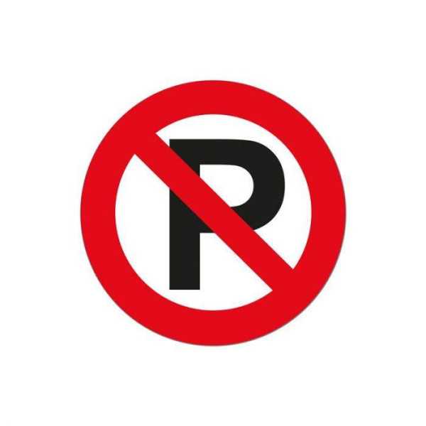 Autocollant Carpoint Parking Interdit