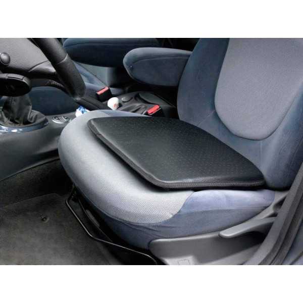 Coussin dassise de luxe Leather Look noir | AutoStyle | Coussin Auto