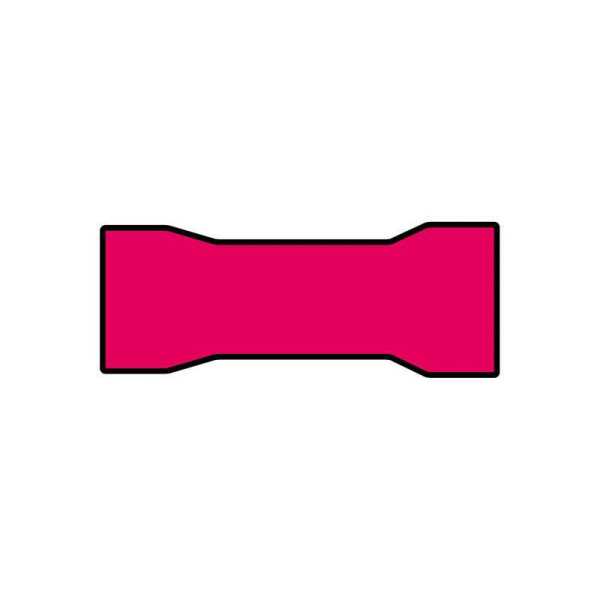 Connecteurs de câble 545 blister rouge 10 pcs