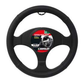 Couvre volant universel cuir noir