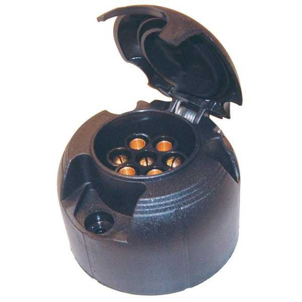 Prise de courant 7 pôles. Plastique | AutoStyle | Prise Remorque & ...