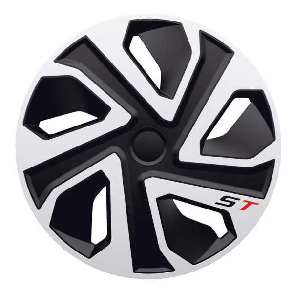Jeu denjoliveurs JTec 4 pièces ST 15 pouces argentnoir