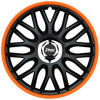 Jeu denjoliveurs JTec 4 pièces Orden R 15 pouces noirorange  bague chromée