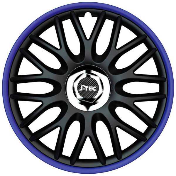 Jeu denjoliveurs JTec 4 pièces Orden R 15 pouces noirbleu  anneau chromé