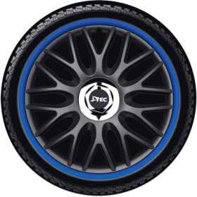 Jeu denjoliveurs JTec 4 pièces Orden R 15 pouces noirbleu anneau ch...