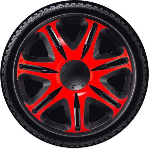 Jeu denjoliveurs JTec 4 pièces Nascar 15 pouces noirrouge | AutoSty...