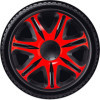 Jeu denjoliveurs JTec 4 pièces Nascar 15 pouces noirrouge | AutoSty...