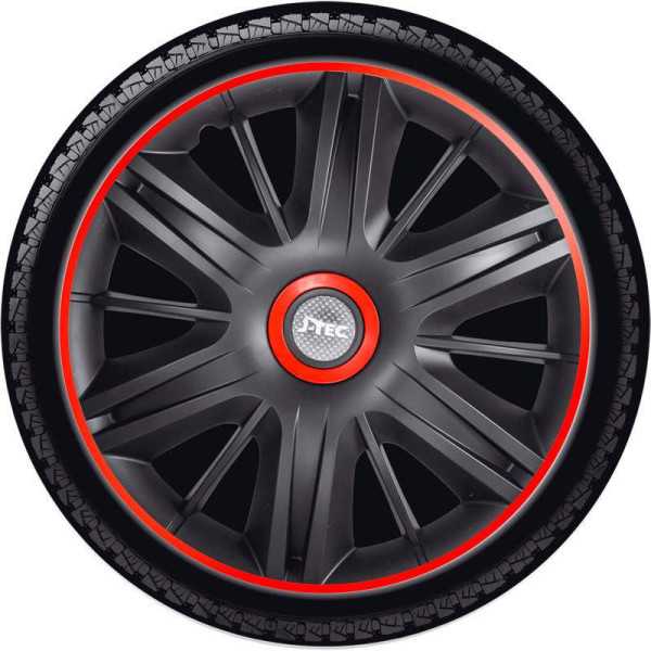 Jeu denjoliveurs JTec 4 pièces Maximus 14 pouces noirrouge | AutoSt...