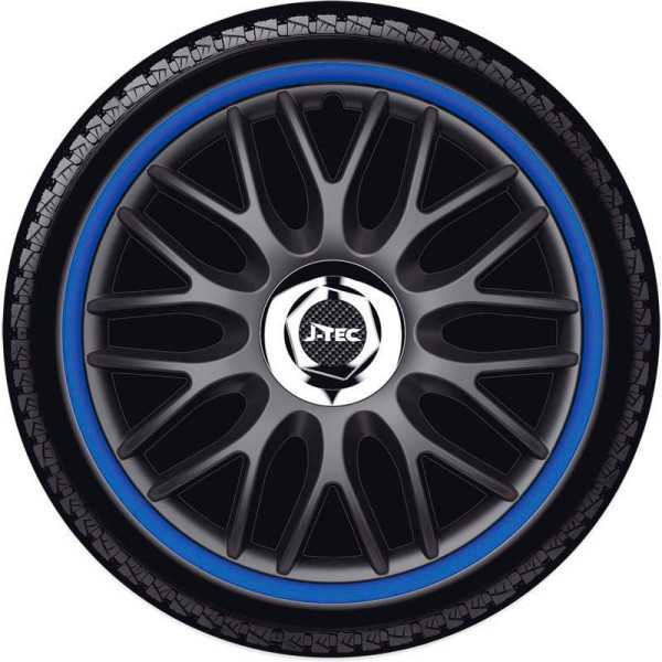 Jeu denjoliveurs JTec 4 pièces Orden R 14 pouces noirbleu anneau ch...