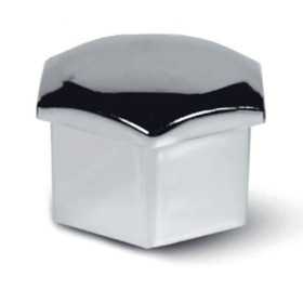 Jeu de capuchons universels pour écrous de roue Chrome Plastic 21mm...