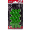 Jeu de capuchons universels pour écrous de roue  Plastique vert  17mm  jeu de 201 pièces