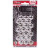 Jeu de capuchons universels pour écrous de roue  Chrome Plastic  17mm  set de 201 pièces
