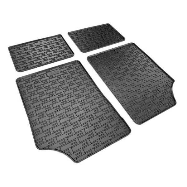 Tapis en caoutchouc adaptés pour Dacia Spring EV 2021 4 pièces + sy...