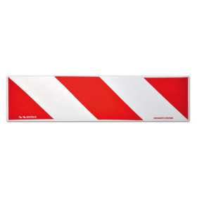 Bandes Réfléchissantes  Autocollants  14x50cm  RougeBlanc  Lot de 2 pièces