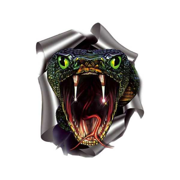 Autocollant Serpent  17.6x20cm