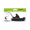 Autocollant AutoTattoo Pêcheur en Bateau  14x65cm