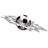 Autocollant Graphique Crashed Football  24x7x5cm