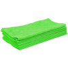 Chiffons en microfibre robustes 10 pièces vert