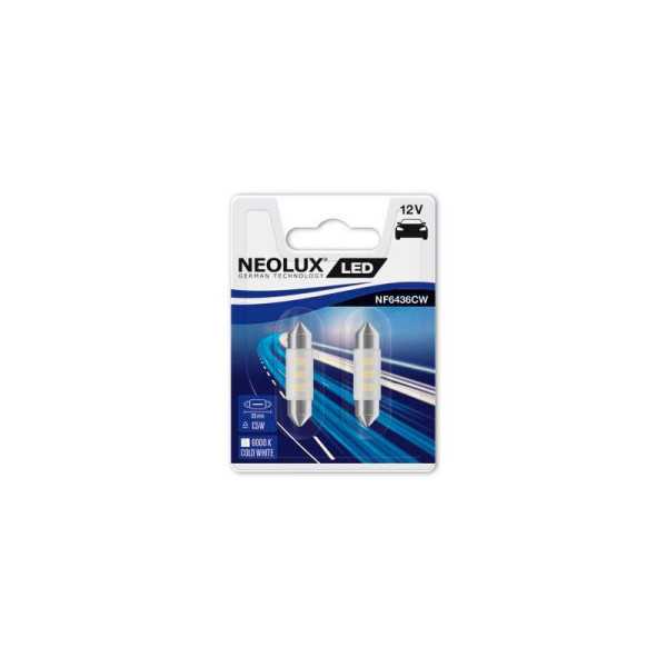 Neolux LED Retrofit 6000K  Guirlande 36mm  12V05W  lot de 2 pièces