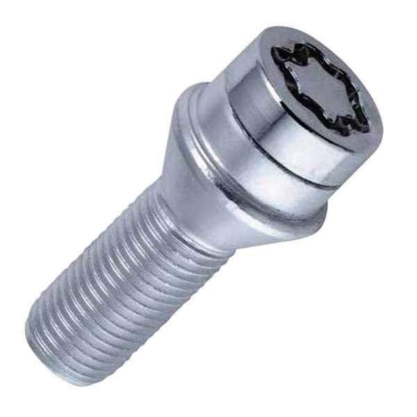 Jeu de boulons de carrosserie McGard M14x1.50  Conique  Longueur 25mm tête 17mm
