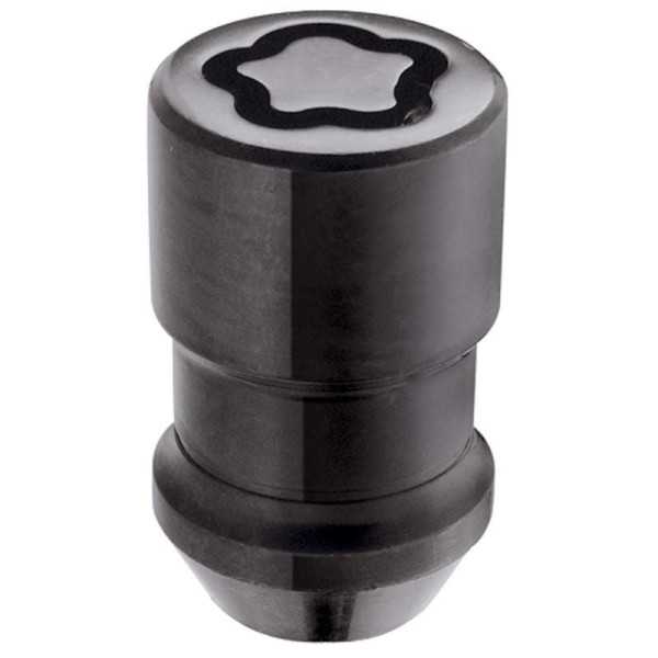 Jeu de contreécrous McGard M12x1.50 Noir  Conique  Longueur 370 mm tête 19 mm