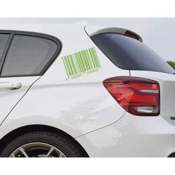 Autocollant Foliatec Cardesign Code vert fluo 37x24cm | AutoStyle |...