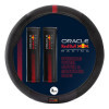 Red Bull Oracle Housse de volant universel + Protèges ceinture  Type 001  NoirRouge