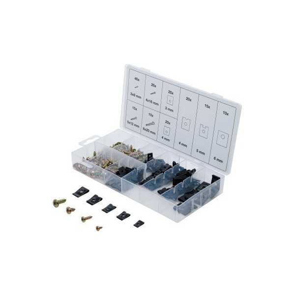 Assortiment dâ€™agrafes et vis de carrosserie 170 piÃ¨ces