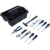 Caisse porte outils matiÃ¨re plastique avec assortiment dâ€™outils 11 piÃ¨ces