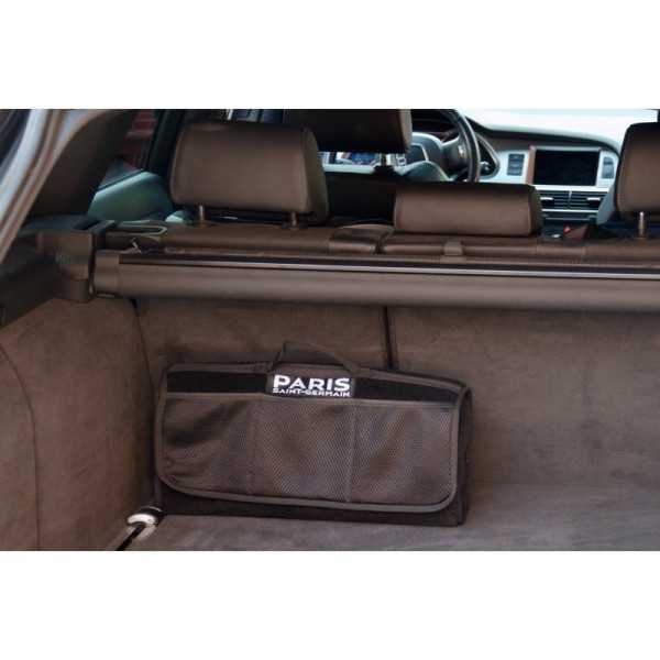 SACOCHE DE COFFRE PSG EN MOQUETTE NOIR VELCRO - FDS | PARIS SAINT-G...