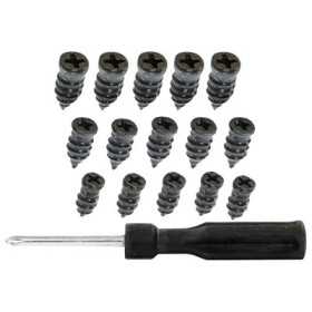 Clous de réparation de pneus, 15 pcs + tournevis | CARMOTION | Anti...
