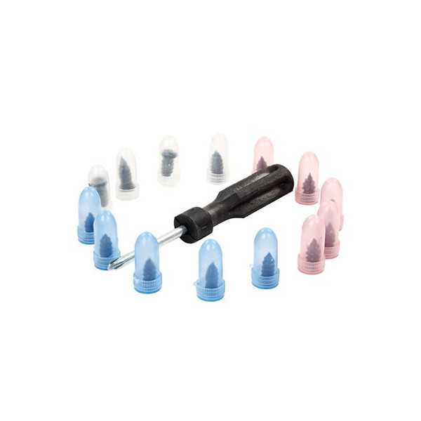 Clous de réparation de pneus, 15 pcs + tournevis | CARMOTION | Anti...