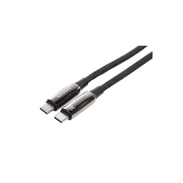 WAYME Câble de charge et de synchronisation, tressé en microfibre, ...