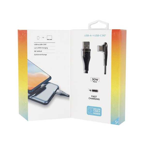 WAYME Câble de charge et de synchronisation, tressé en microfibre, ...