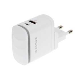 WAYME Chargeur secteur 25W USB-C PD avec lampe LED tactile et adapt...