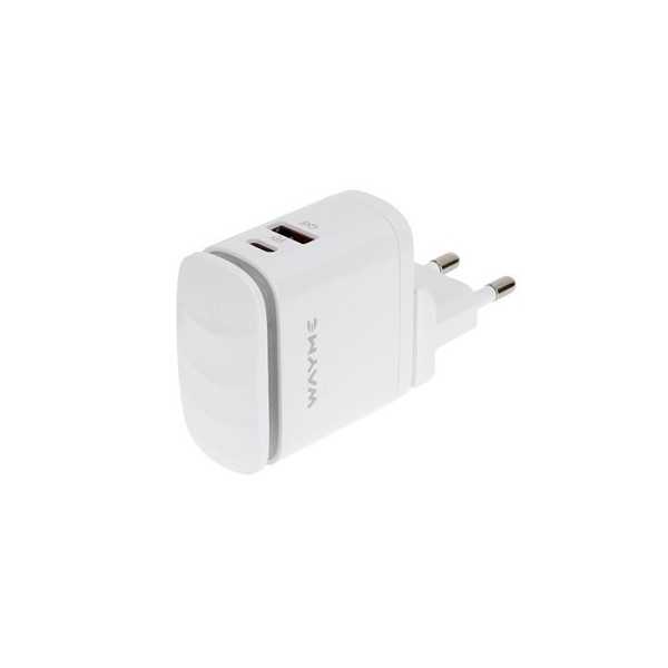 WAYME Chargeur secteur 25W USB-C PD avec lampe LED tactile et adapt...