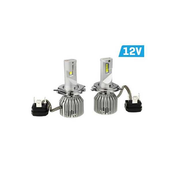 Ampoules VISION LED rétrofit H4/H19 HL 12V 60W 7200 lm 6000K, 2 piè...