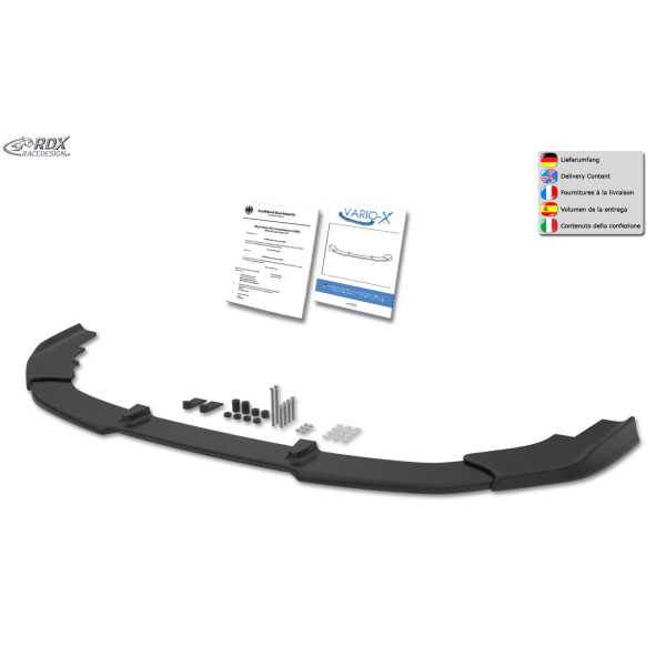 Spoiler avant RDX VARIO-X pour VW Passat (CJ / B9 / 2024-présent) S...