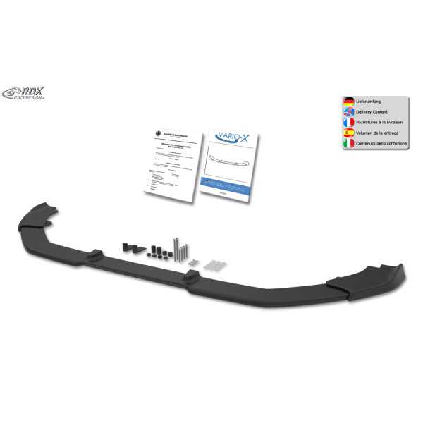 Spoiler avant RDX VARIO-X pour FORD Transit Custom et Tourneo Custo...