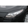 Caches phares RDX pour RENAULT Megane 3 (Z / 2008-2013) noir brilla...