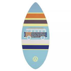 VOLKSWAGEN BUS VW T1 Combi Skimboard en bois 41“ – rayé bleu clair ...