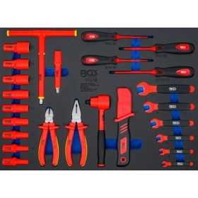 Insert de servante dâ€™atelier 3/3 : Jeu de douilles VDE 10 mm 3/8" 26 piÃ¨ces