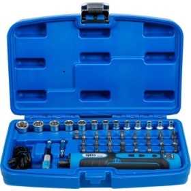 Tournevis sur batterie avec jeu dâ€™embouts et de douilles 41 piÃ¨ces