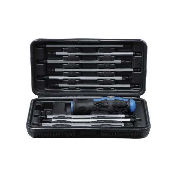 Jeu de tournevis avec lames Ã©changeables 11 piÃ¨ces